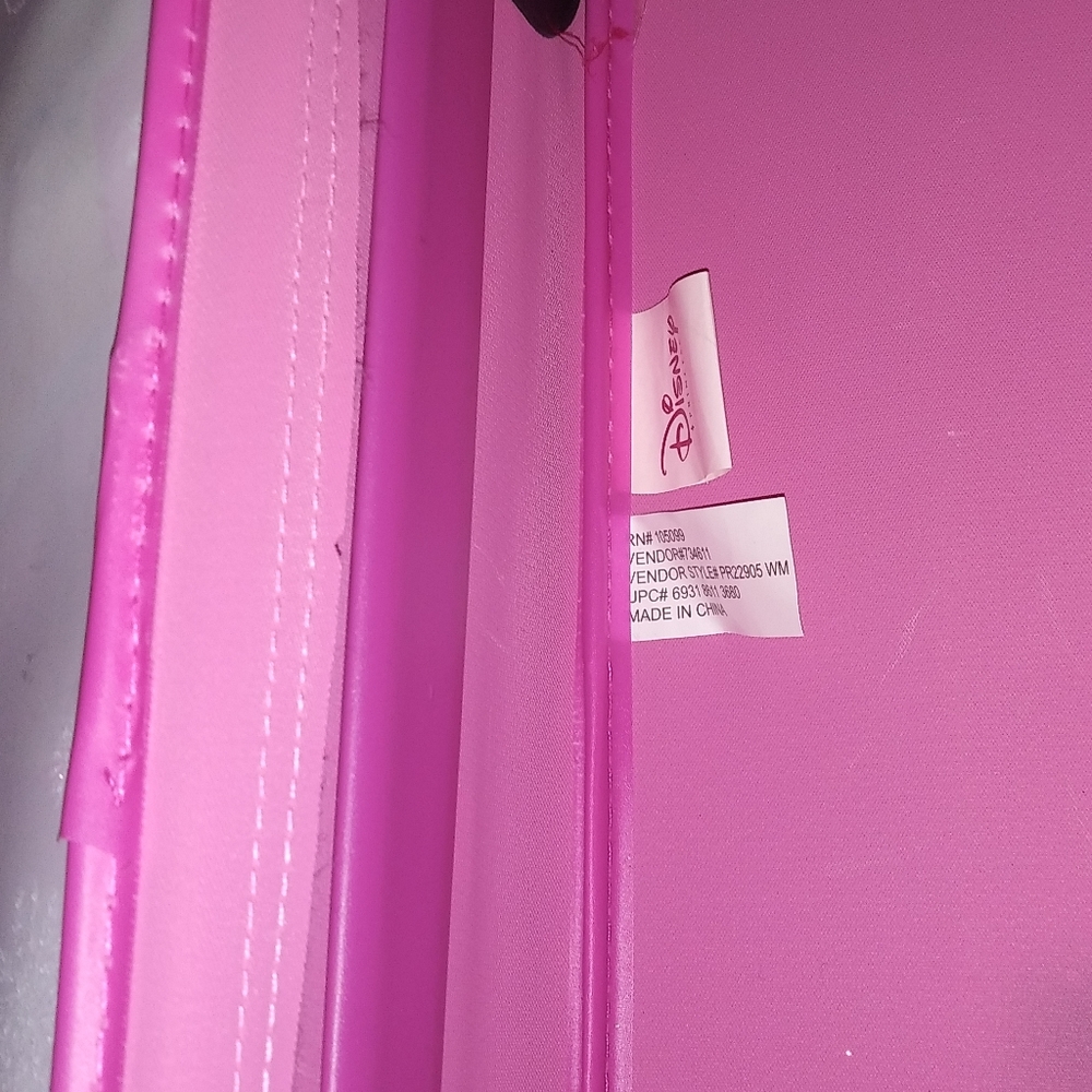 Disney Princess Rolling Suitcase Pink Carry-on Kid-friendly Luggage Excellent - Picture 9 of 12